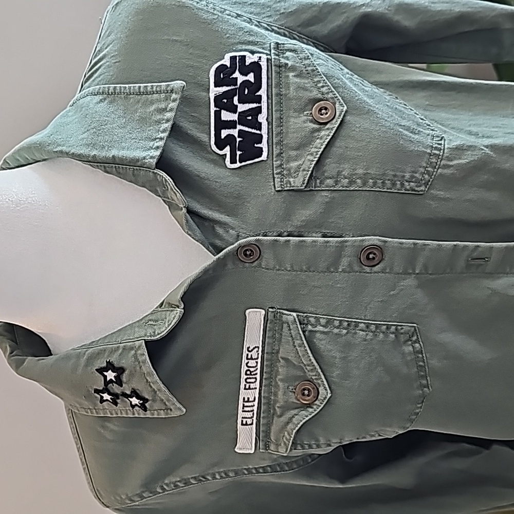 Star Wars Nerd Fun Button Up - image 2